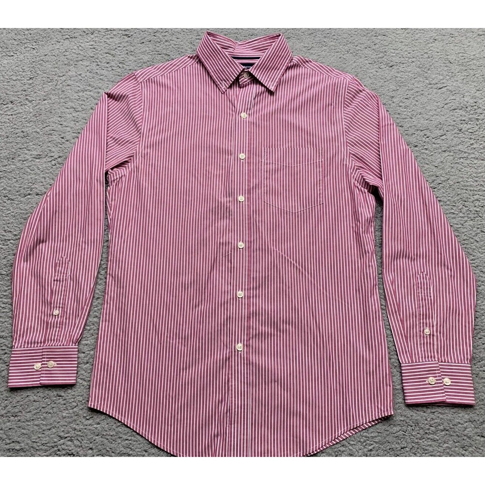 Croft & Barrow Easy Care Men’s Red Long Sleeve Shirt Button up Size S